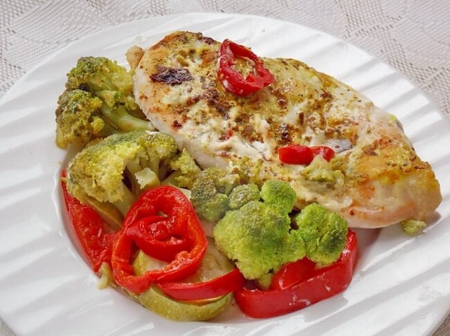 Запечёная куриная грудка экспресс